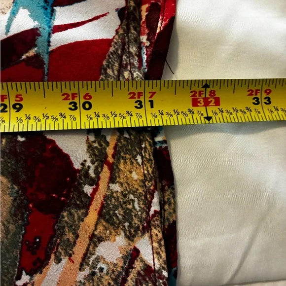 Bob Mackie Wearable Art Hi -Low Panel MIDI Skirt -Great Condition - Picture 4 of 8